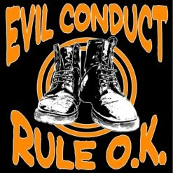 T-Shirt - Evil Conduct - Rule O.K - Schwarz