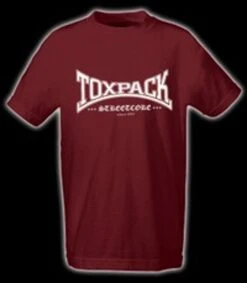 T-Shirt - Toxpack - Streetcore Since 2001 - Bordo