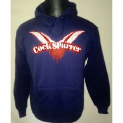 Kapuzenpullover - Cock Sparrer - Flügel - Blau
