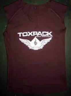 Toxpack- Raw Edged- ärmelloses Girlieshirt